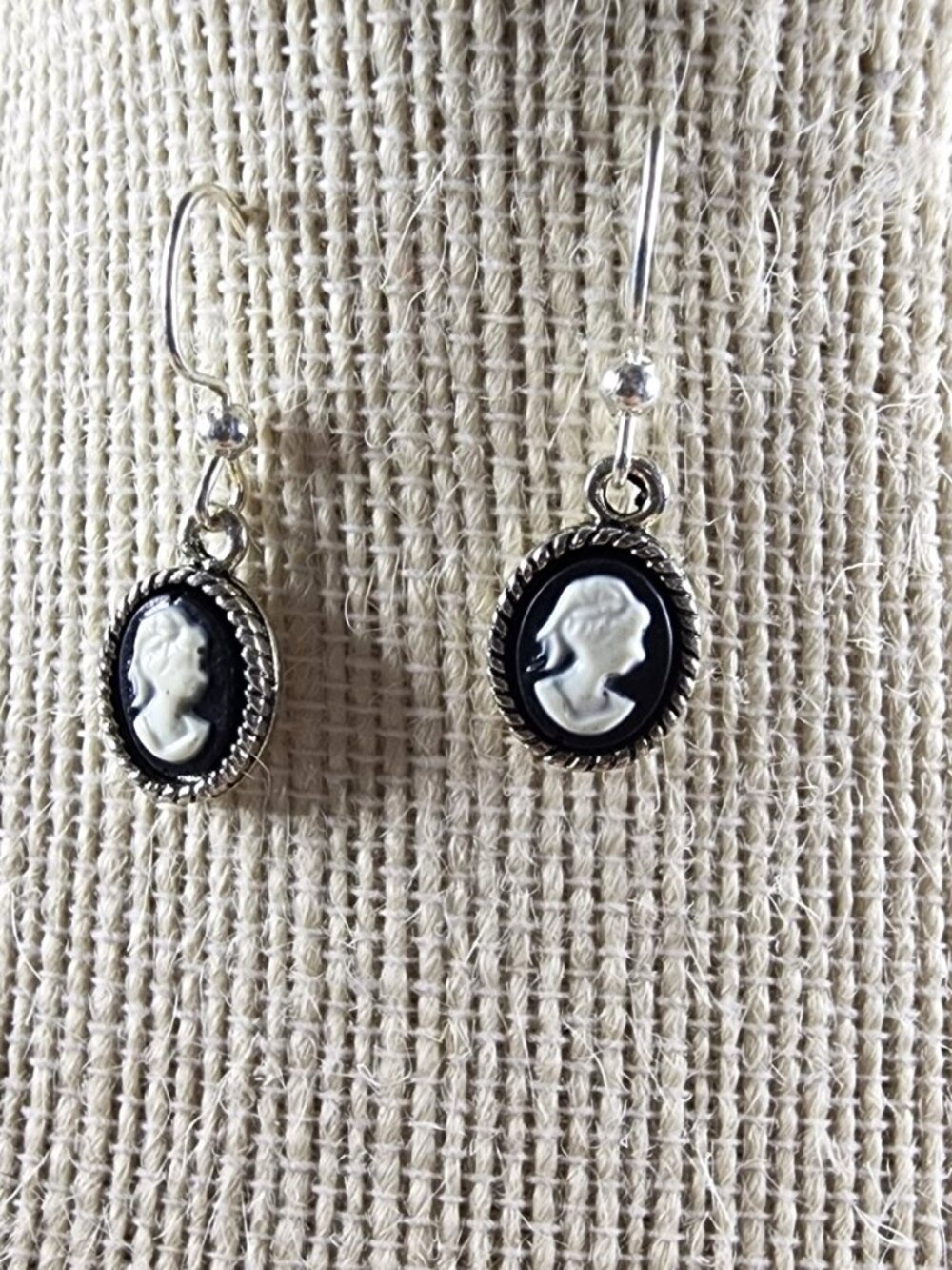 Cameo Drop Earrings